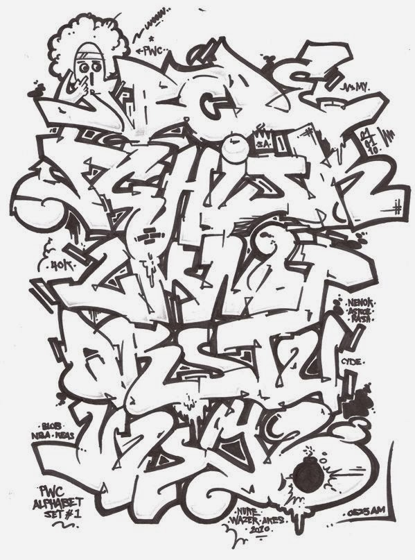 graffiti fonts wildstyle